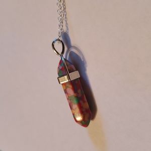 (3 for $15) Multicolored Glass Crystal Necklace